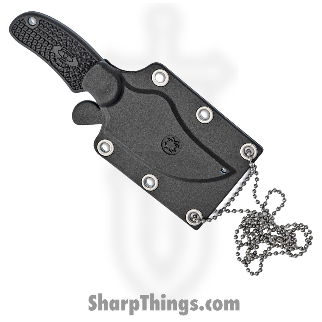 Spyderco - SCFB35PBK - ARK-Always Ready Knife - Fixed Blade Knife - H1 Stainless Steel Satin Clip Point - FRN - Black - Image 4