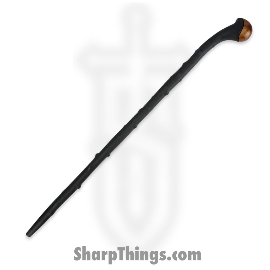United Cutlery - UC2970 - Blackthorn Shillelagh Cane - Impact resistant faux wood cap- - Polypropylene - Black Brown - Image 2
