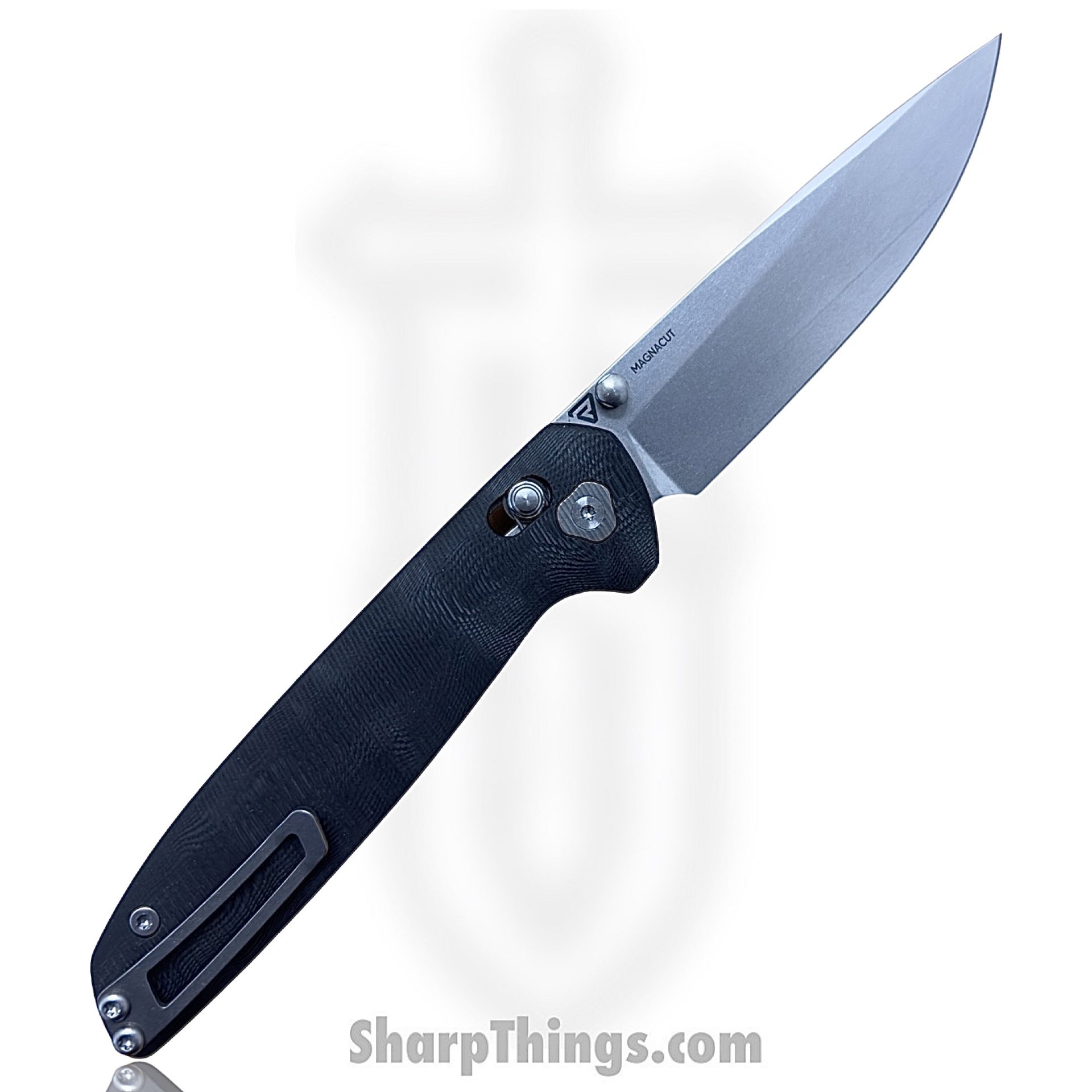 Tactile Knife Co. - TKCMavBDFC - Sharp Things Exclusive Maverick - Folding Knife - Magnacut Stonewash Drop Point - Fat Carbon Fiber - Black Dunes - Image 6