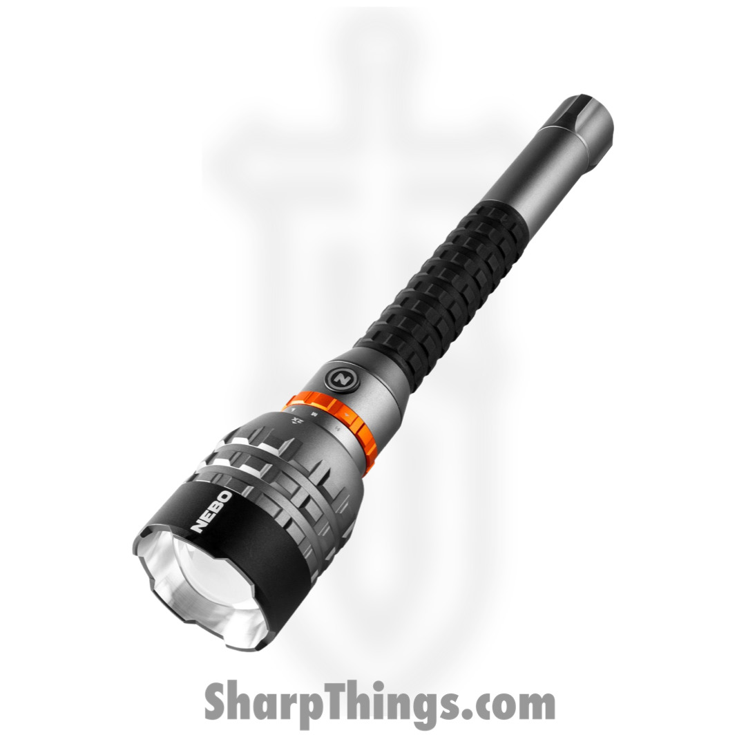 Nebo - NEB-FLT-1068 - Davinci 18000 Lumen Flashlight - Aluminum - Black Grey and Orange