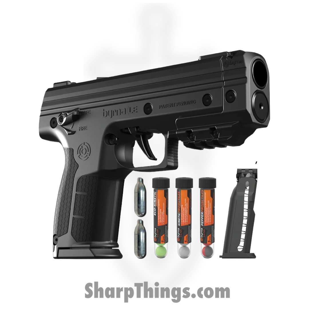 Byrna - LK68300-1-BLK-PEPPER - Byrna LE Launcher Pepper Kit - Black