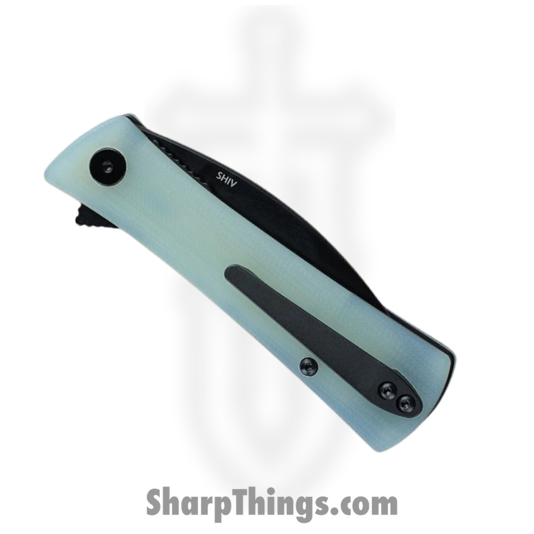 Finch Knife Co. - SV003 - Shiv - Folding Knife - 14C28N Coated Wharncliffe - G10 - Green - Image 3