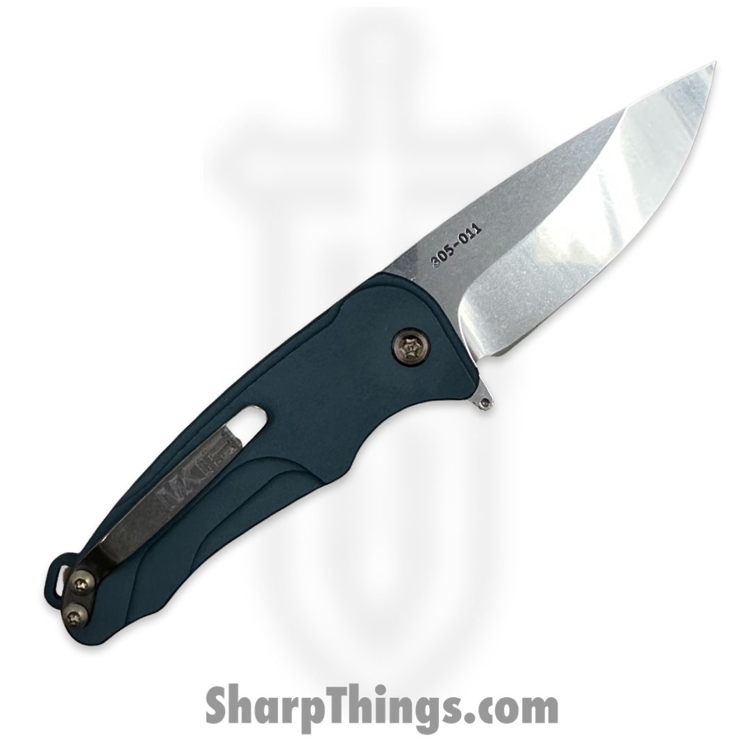 Medford Knife - MK0394TQ-44AU-T1C1-Q4 - Smooth Criminal Button Lock Folder - Tumbled S45VN - Teal - Image 2