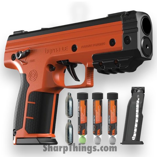 Byrna - LK68300-1-ORN-Kinetic - Byrna LE Kinetic Kit - CA/NY Compliant - Orange - Image 2