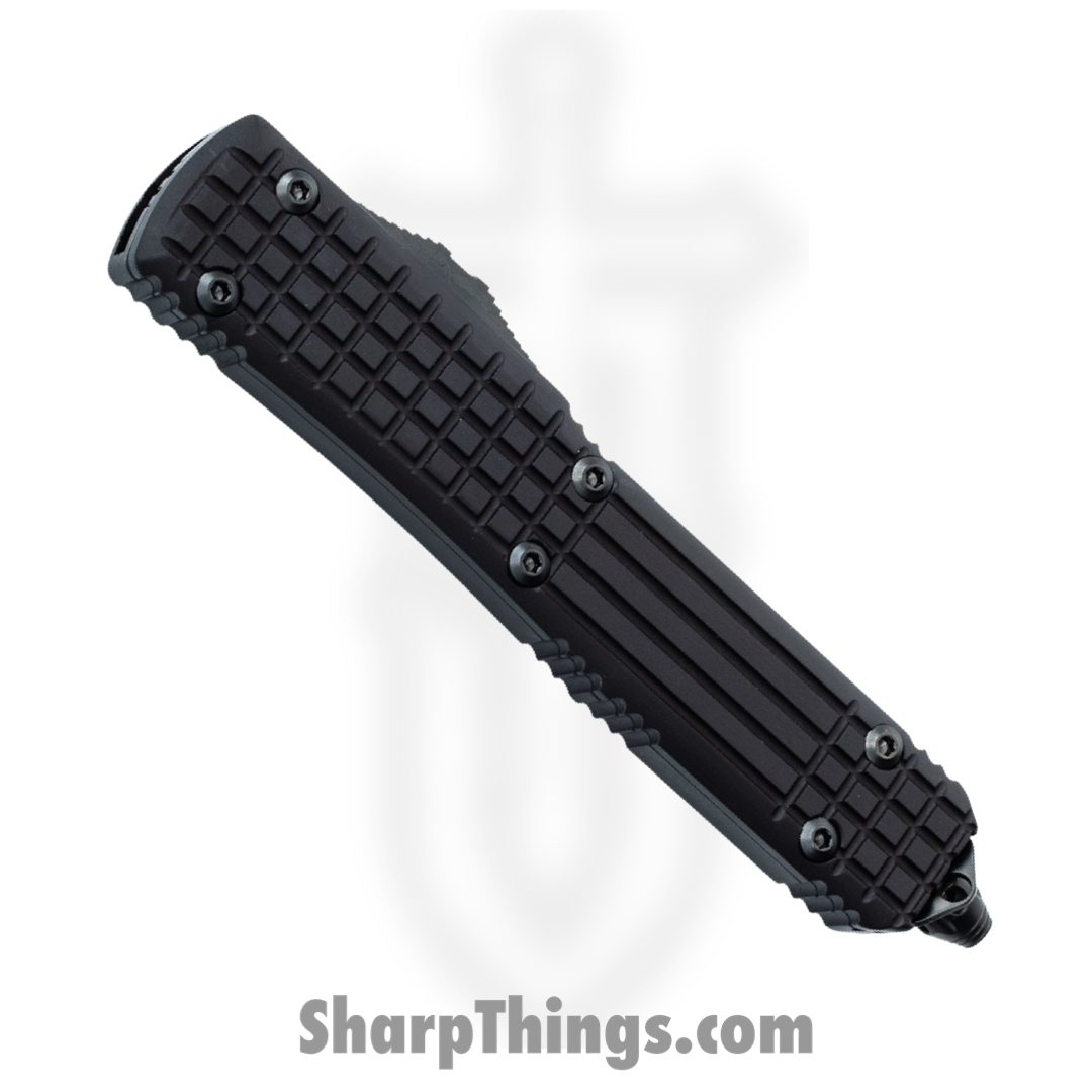 Microtech - 123-1UT-DSH - Ultratech Shadow Series - OTF Auto - Elmax DLC Tanto - 6061-T6 Aluminum - Black - Image 3