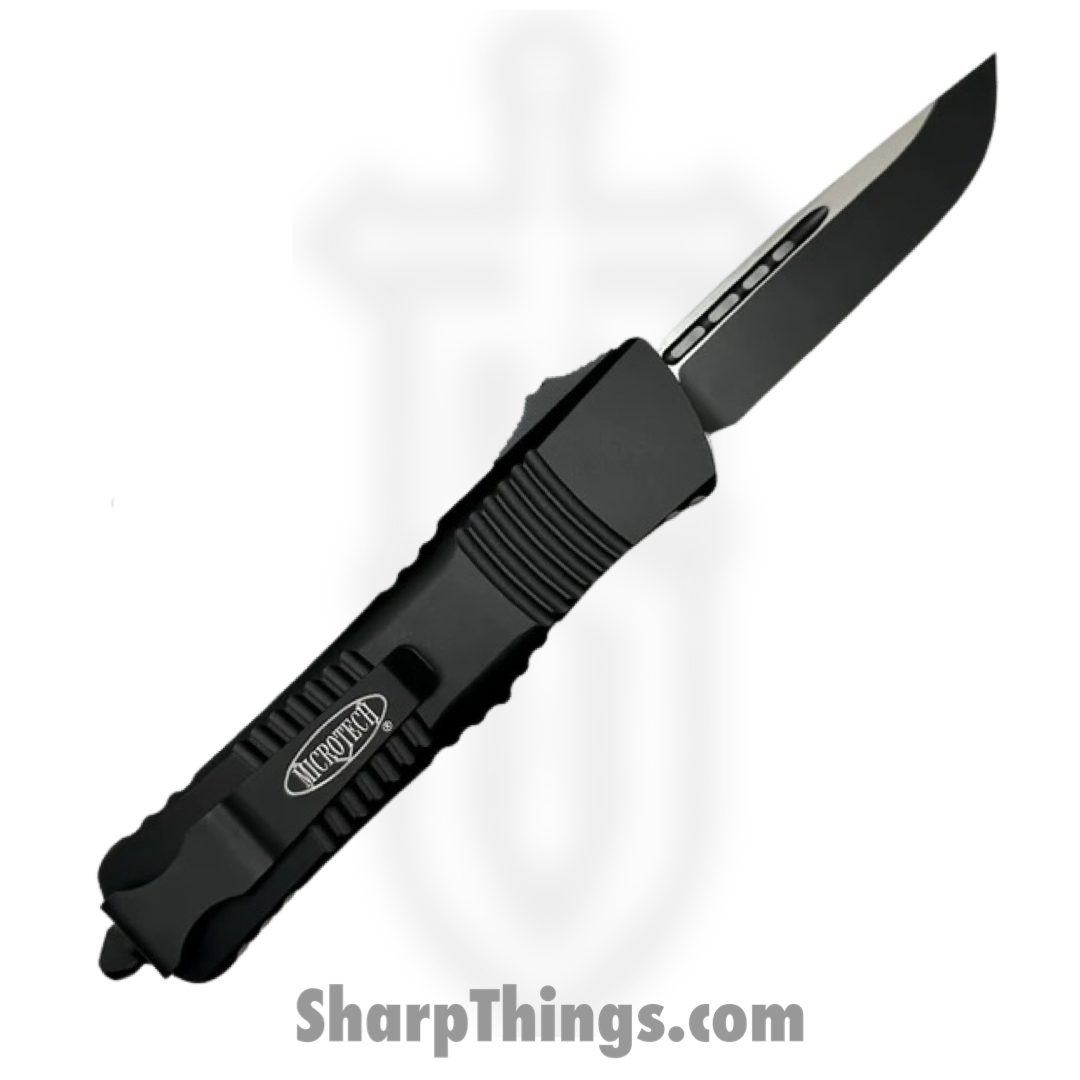 MICROTECH - 143-1T - Combat Troodon - OTF Auto - Coated Drop Point - Black - Image 2
