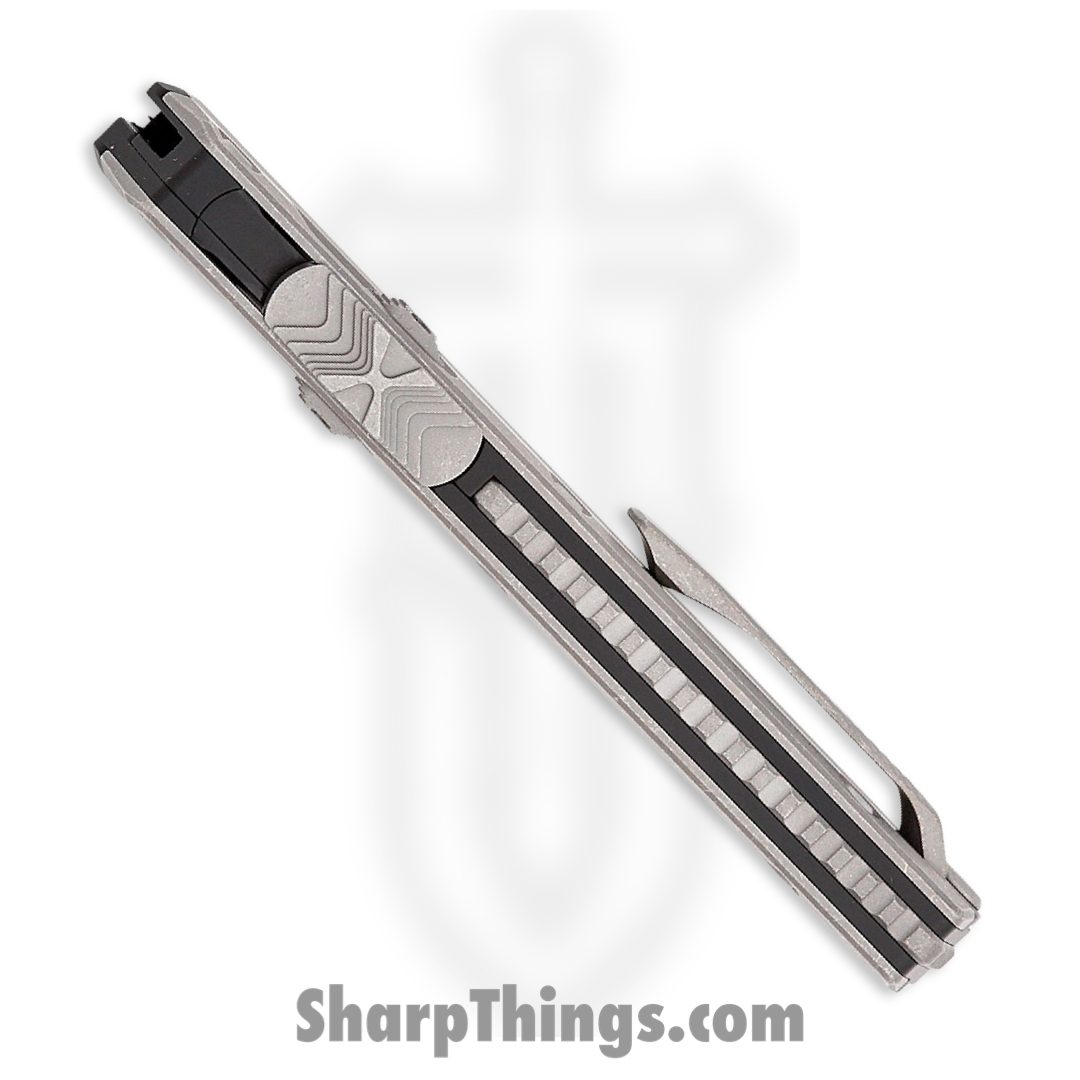 Microtech - 184-10AP - Glykon - OTF Auto - Apocalyptic Bayonet - 6061-T6 Aluminum with Titanium - Black Gray - Image 5