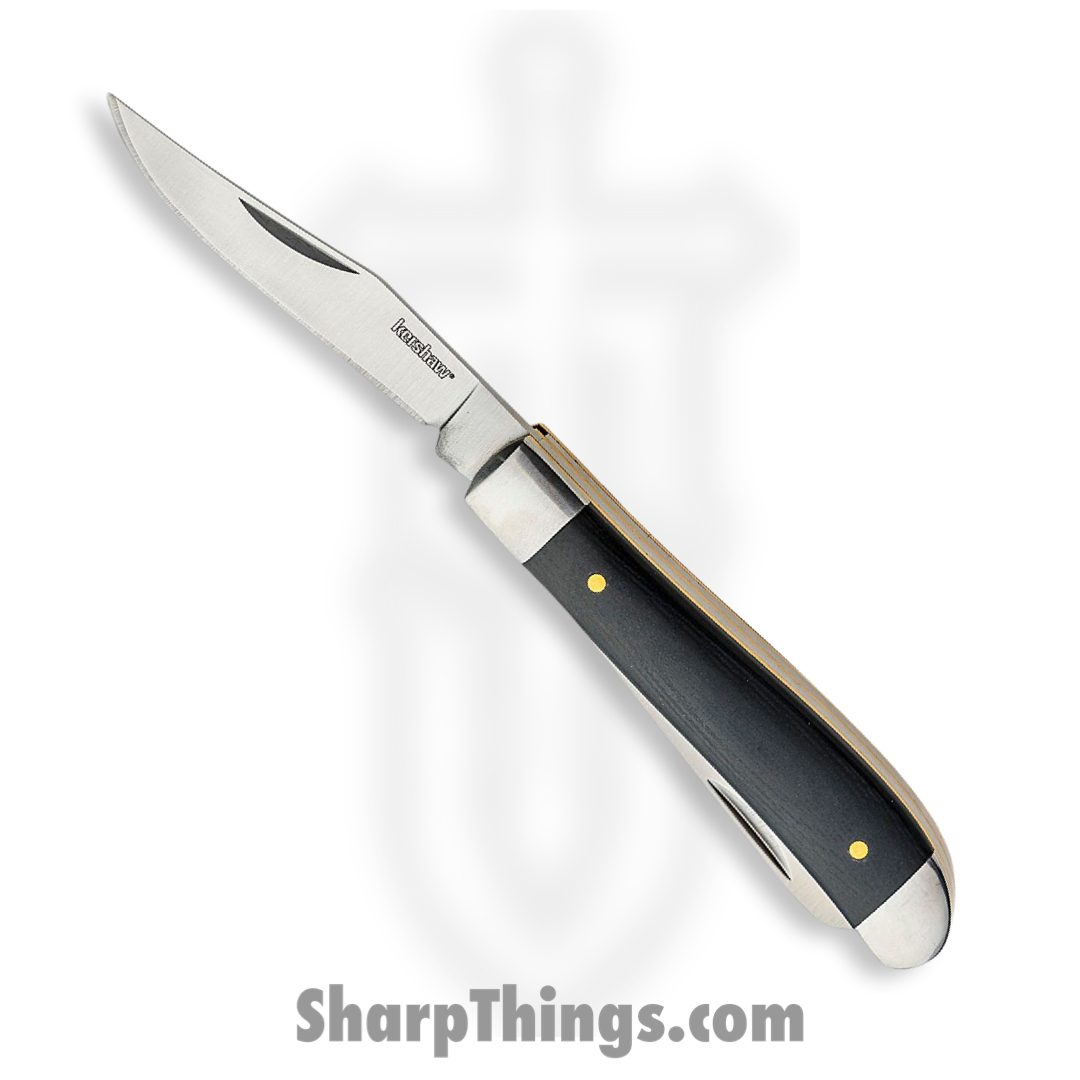 Kershaw - 4381 - Gadsden - Folding Knife - 7Cr17MoV Satin Clip Point Spey - G10 - Black