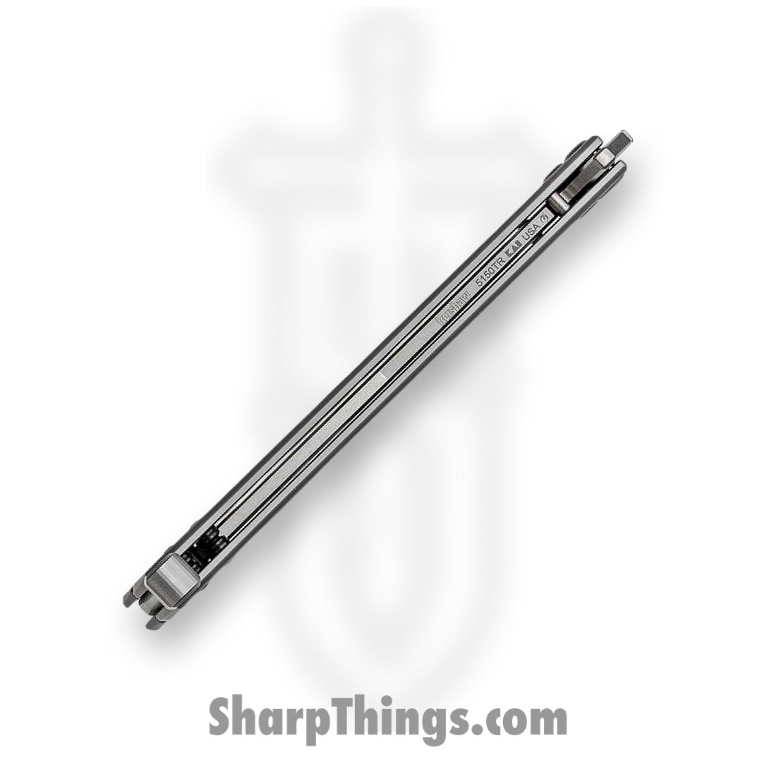 Kershaw - 5150TR - Lucha Trainer - Balisong - Sandvik 14C28N Stonewash Dull Trainer - Bead Blasted Stainless Steel - Silver - Image 6