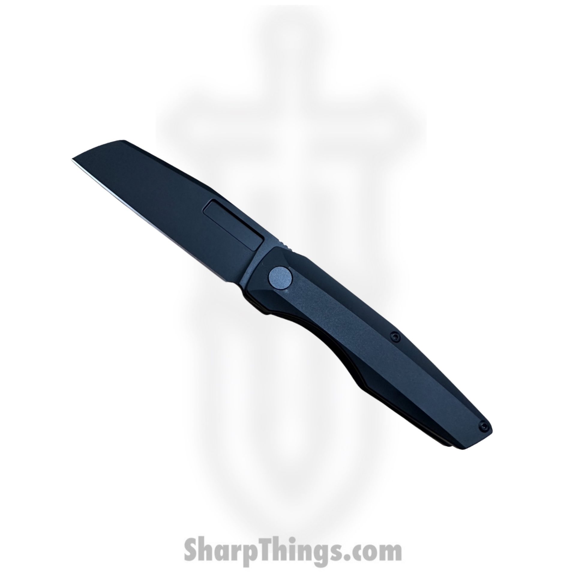 Vero Engineering - V-VAFL-DD$-FK-0047-S - Axon Mini Frame Lock - Folding Knife - DLC M390 Sheepsfoot - DLC Titanium - Black