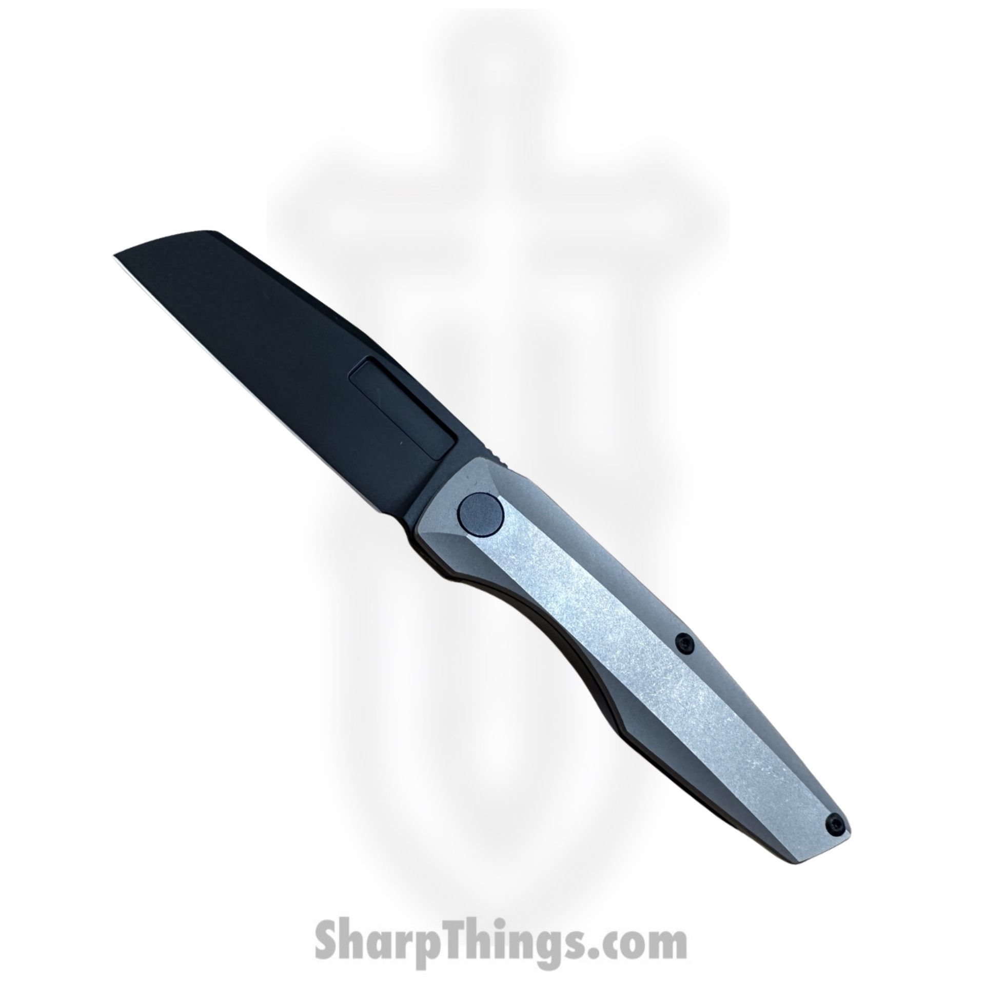 Vero Engineering - V-VAMFL-DS$-FK-0229-S - Axon Mini Frame Lock - Folding Knife - DLC M390 Sheepsfoot - Titanium - Stonewash