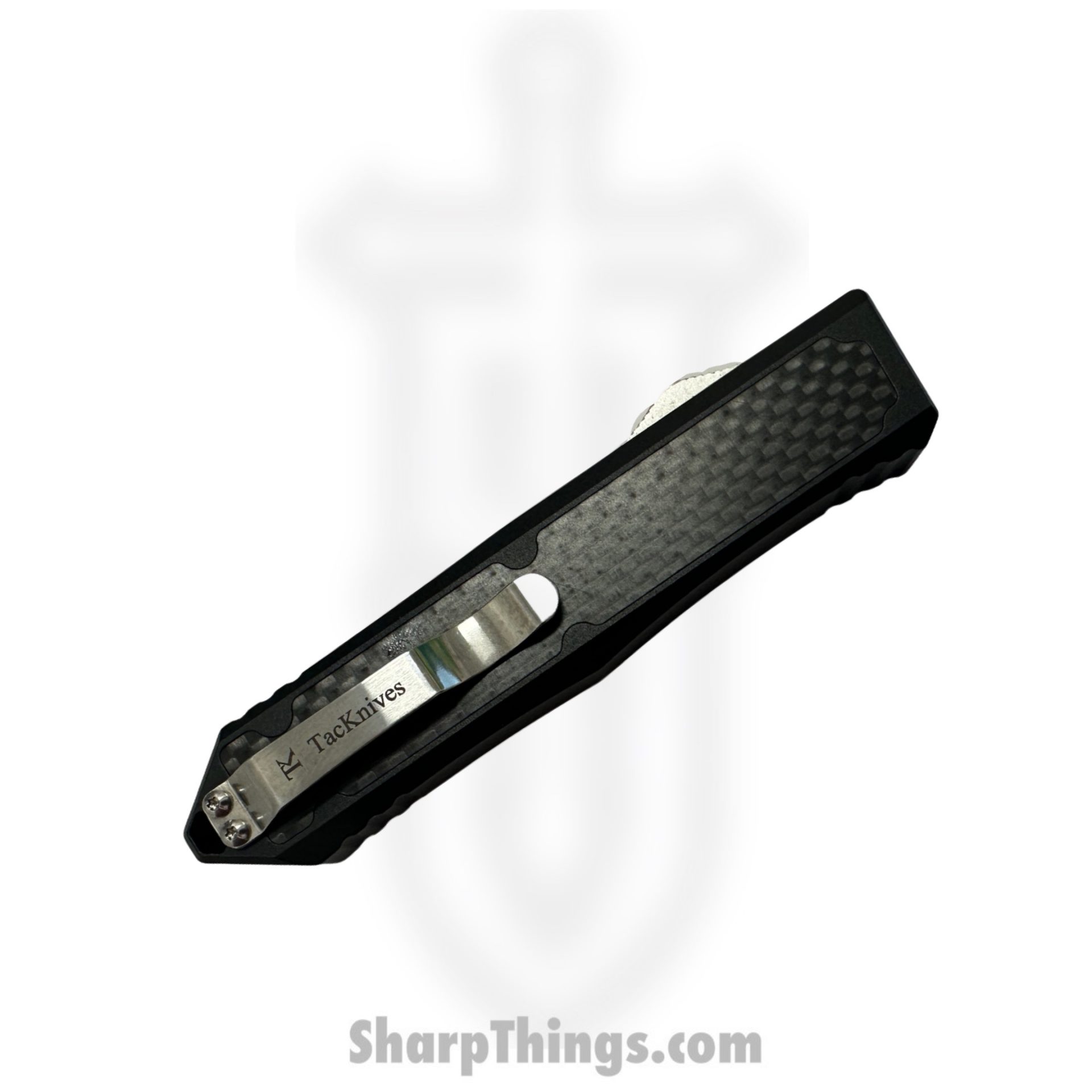 TakCom - BarracudaWDLC - Barracuda - OTF Auto - D2 DLC Wharncliffe - 6061 T6 w CF inlay - Black - Image 4
