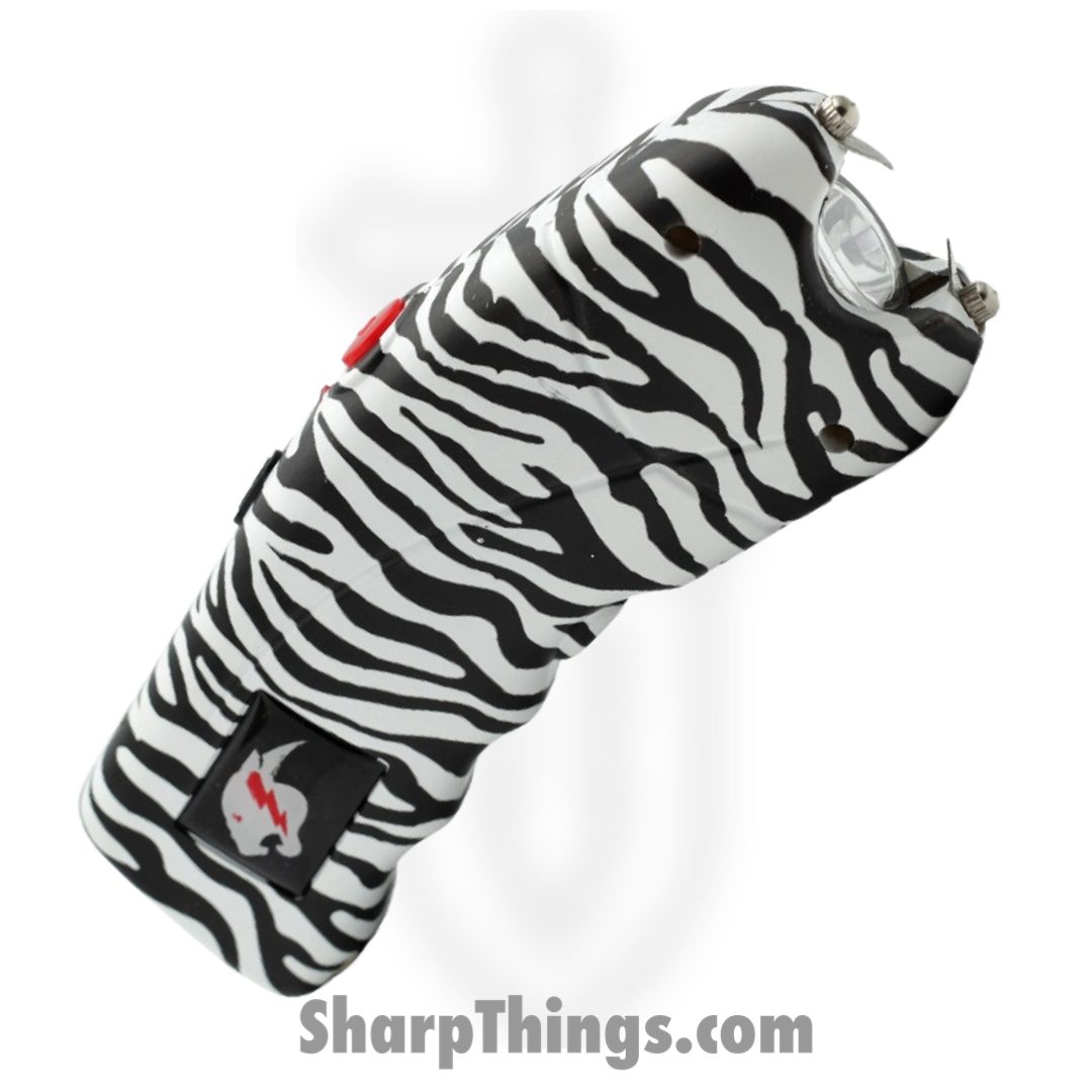 Cheetah - CH-23BZA - Cyclone Stun Gun With Alarm - Rubber - Zebra