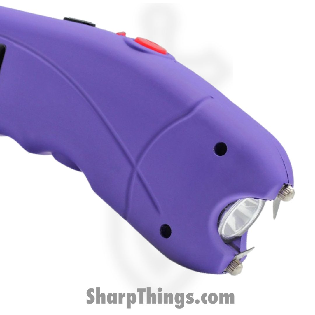 Cheetah - CH-23PRP - Cyclone Stun Gun With Alarm - Rubber - Purple - Image 2