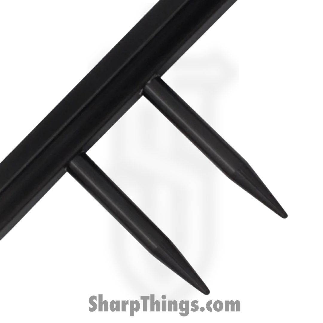 Panex - P-15946-BK - Fancy Defense Dealer Two Prong Kubotan - Aircraft Aluminum - Black - Image 3