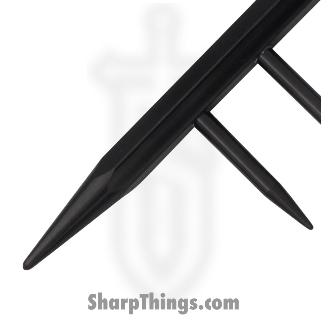 Panex - P-15946-BK - Fancy Defense Dealer Two Prong Kubotan - Aircraft Aluminum - Black - Image 4