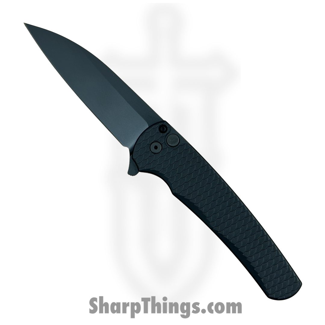 ProTech - 5336 - Malibu Flipper - Folding Knife - DLC Magnacut Wharncliffe - 7075 AL - Black