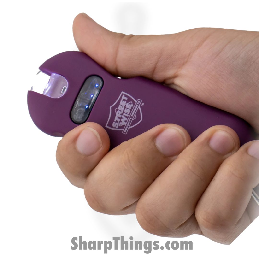 Streetwise - SWS24DP - SMART 24,000 Keychain Stun Gun - Dark Purple