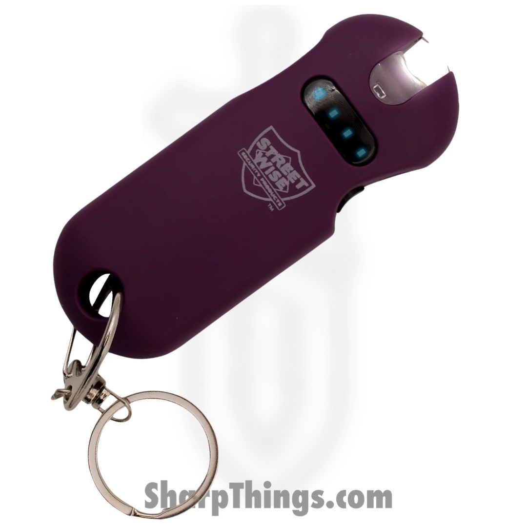 Streetwise - SWS24DP - SMART 24,000 Keychain Stun Gun - Dark Purple - Image 2