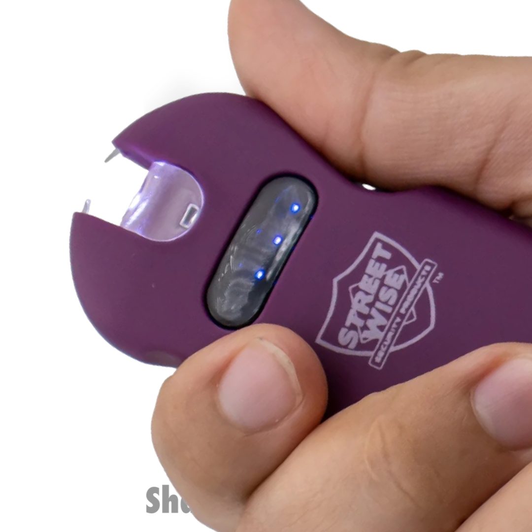 Streetwise - SWS24DP - SMART 24,000 Keychain Stun Gun - Dark Purple - Image 3