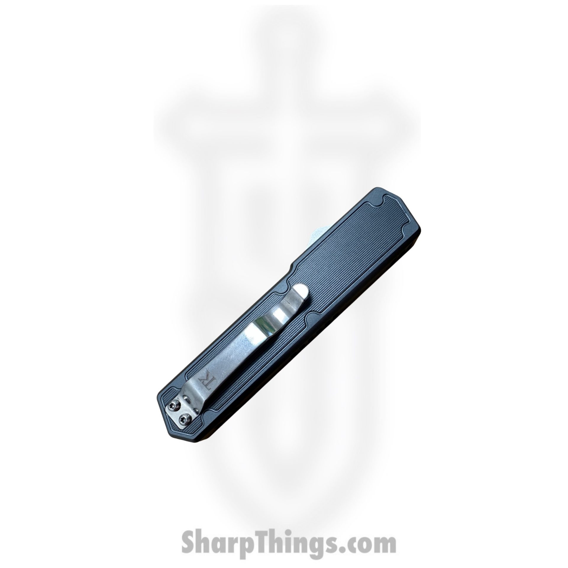 TakCom - Vigor-V2-GR - Vigor V2 OTF - OTF Auto - Satin 154CM - Tanto - Gray w Red G-10 - Image 5
