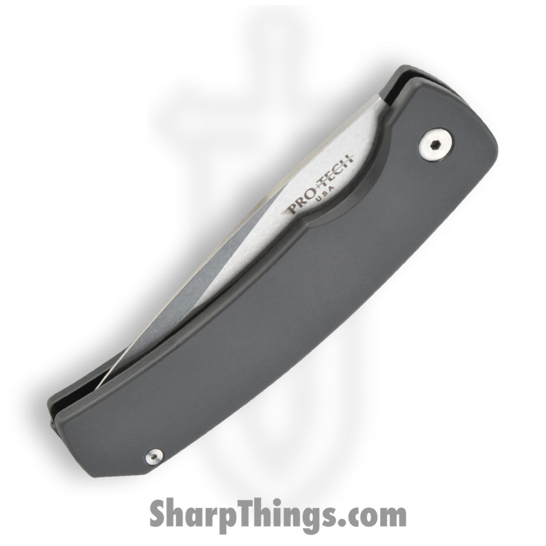 ProTech - M2601 - Magic 2 - Automatic Knife - 154cm Stonewash Drop Point - 6061-T6 Aluminum - Black - Image 4