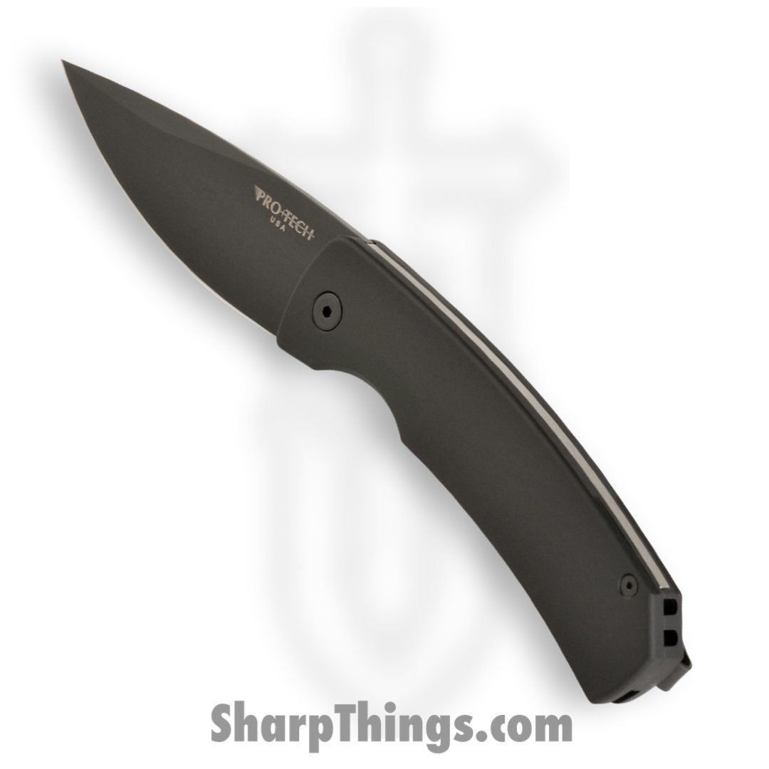 ProTech - M2603 - Magic 2 - Automatic Knife - 154cm Coated Drop Point - 6061-T6 Aluminum - Black