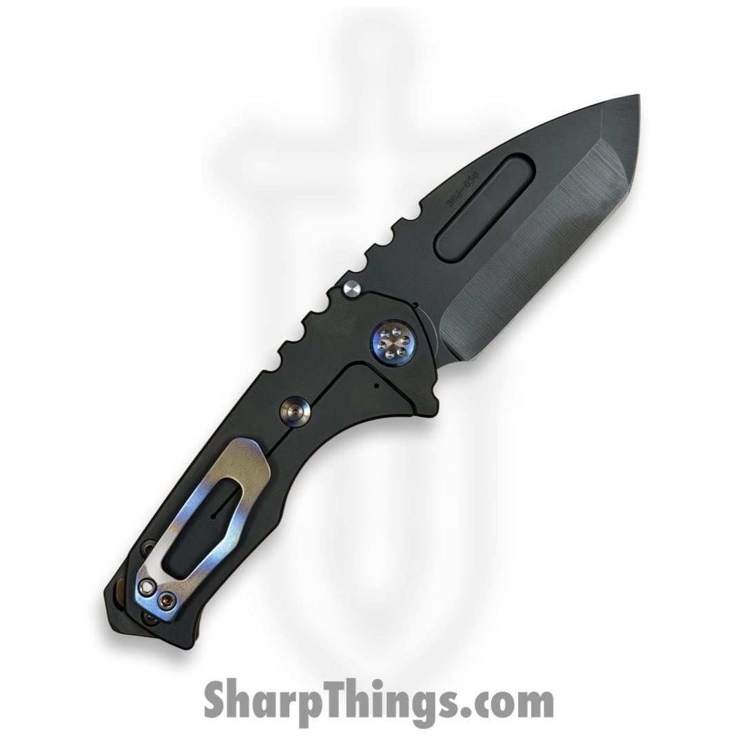 Medford Knife and Tool - MK0294PT-30PV-TFCF-BP - Genesis "T" - Folding Knife - S45VN PVD Tanto - PVD - Black - Image 2