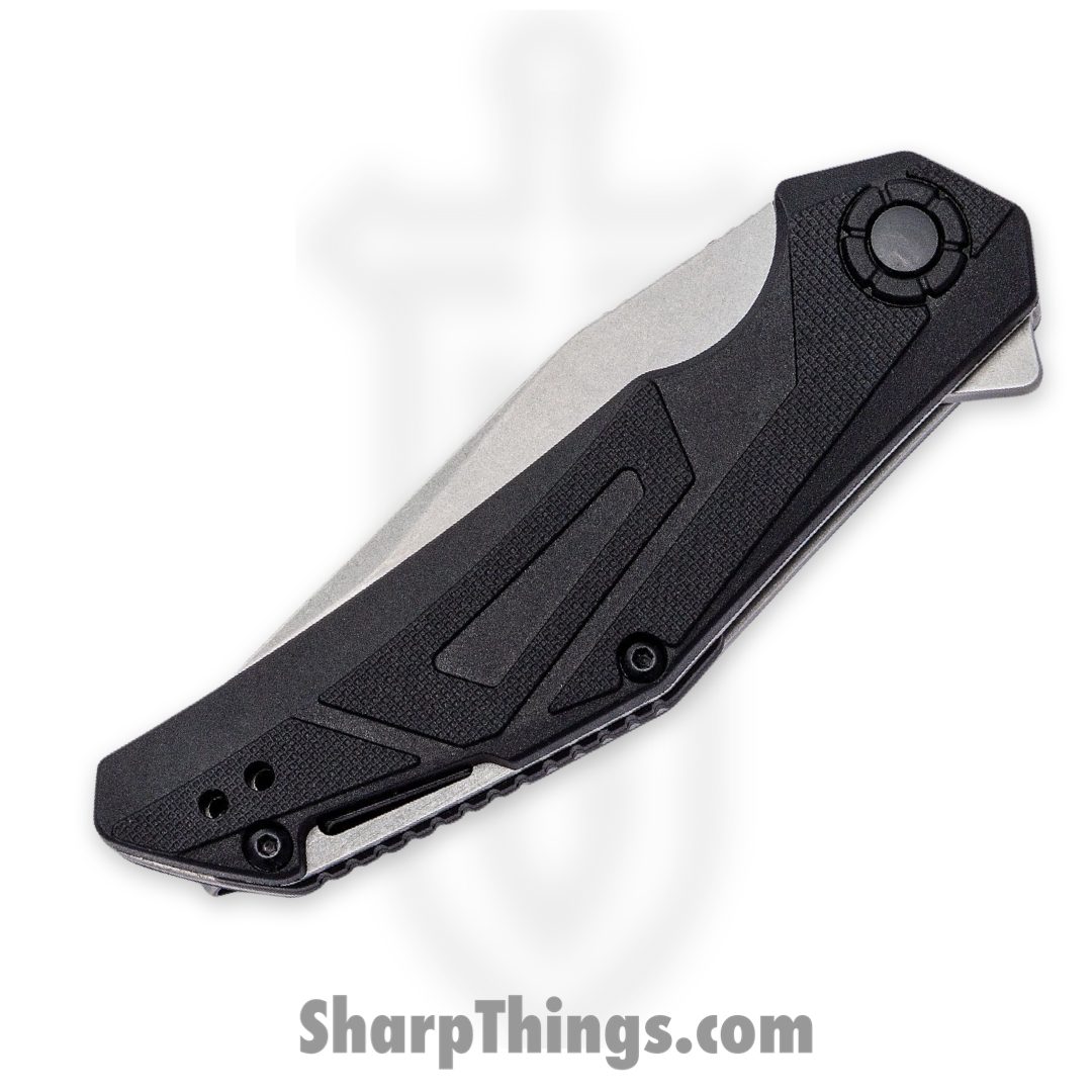 Kershaw - 1370 - Camshaft - Folding Knife - 4Cr14 Stonewash Clip Point - Glass Filled Nylon - Black - Image 2