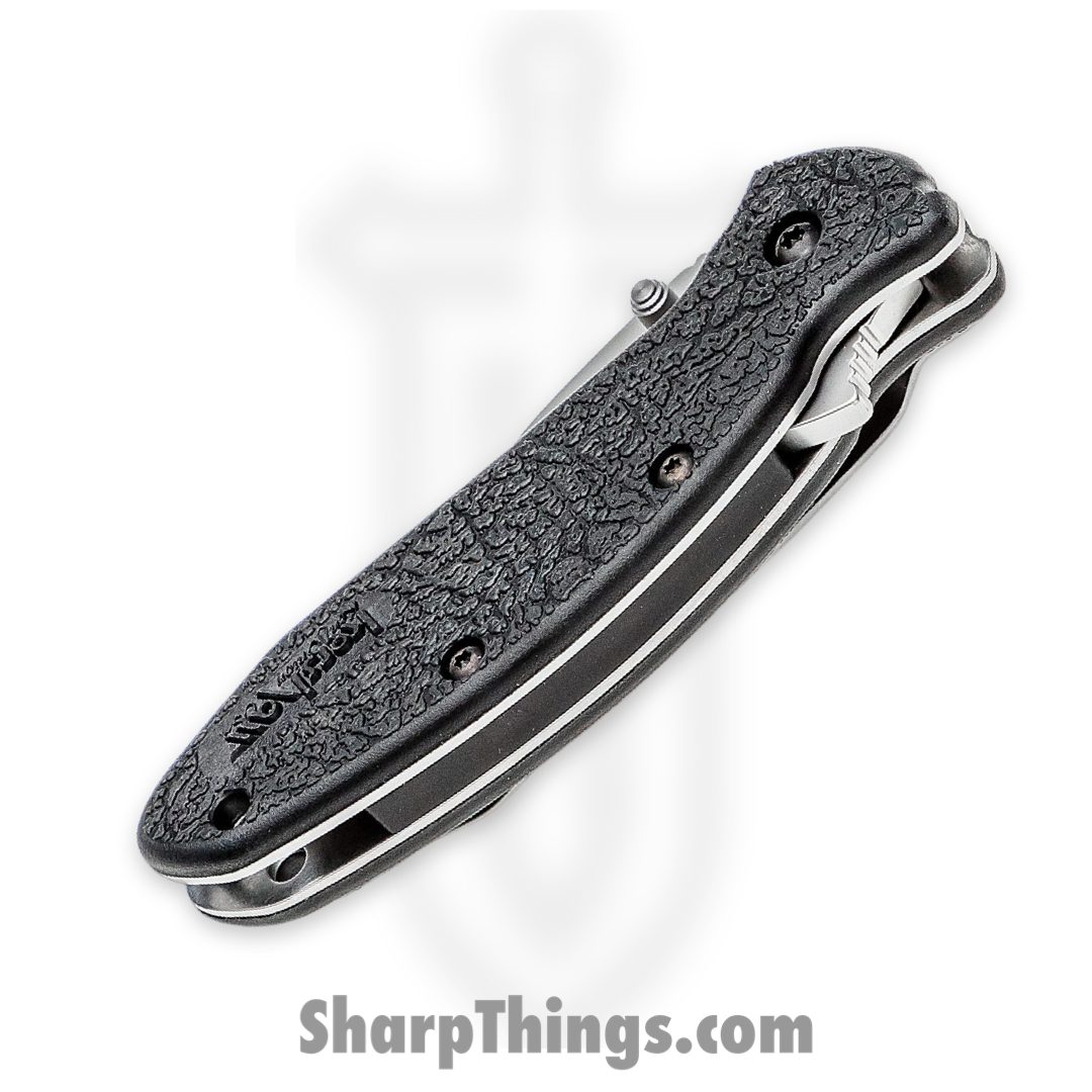Kershaw - 1620ST - Scallion - Folding Knife - 420HC Bead Blasted Drop Point - Glass Filled Nylon - Black - Image 2
