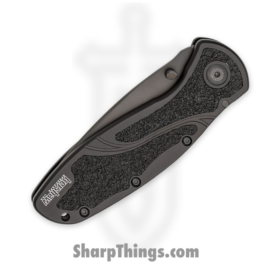 Kershaw - 1670TBLKST - Blur - Folding Knife - 14C28N Cerakote American Tanto - 6061 T6 Aluminum - Black - Image 2