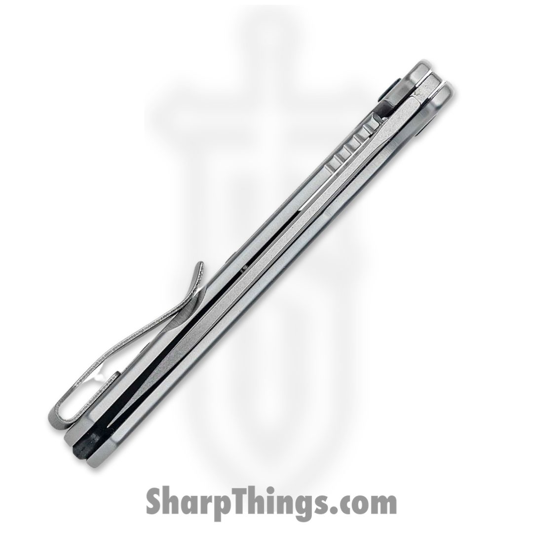 Kershaw - 2044 - Outcome - Folding Knife - 8Cr13MoV Stonewash Clip Point - Stainless Steel - Silver - Image 5