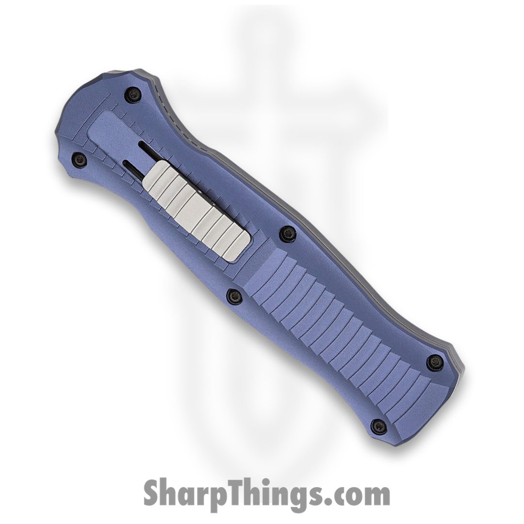 Benchmade - 3300-2301 - Infidel Limited Edition - OTF Auto - CPM S30V Stonewash Double Edge - 6061-T6 Aluminum - Crater Blue - Image 3