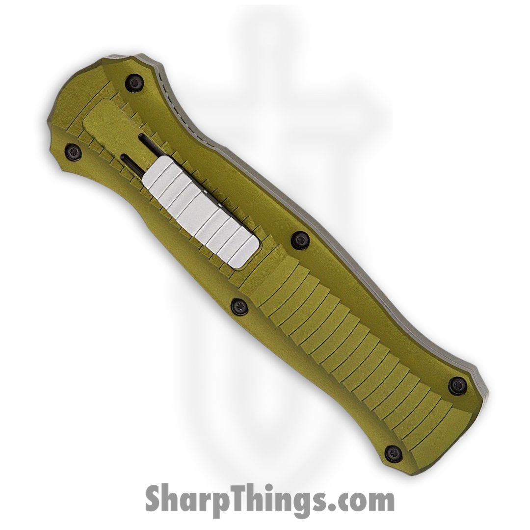 Benchmade - 3300-2302 - Infidel Limited Edition - OTF Auto - CPM S30V Stonewash Double Edge - 6061-T6 Aluminum - Woodland Green - Image 3