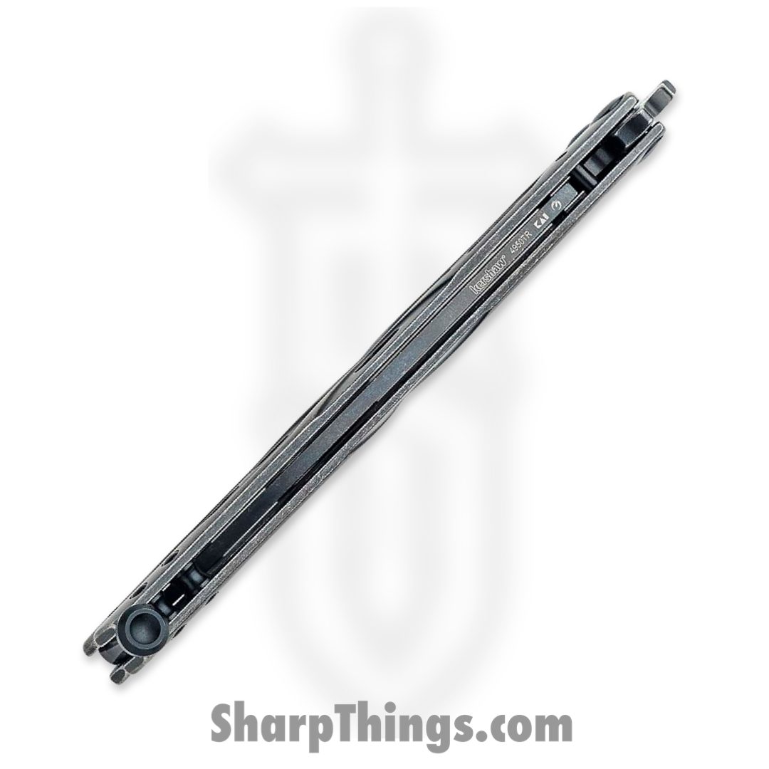 Kershaw - 4950TR - Balanza - Balisong - Stainless Steel BlackWash™ Drop Point - Stainless Steel - BlackWash™ - Image 7
