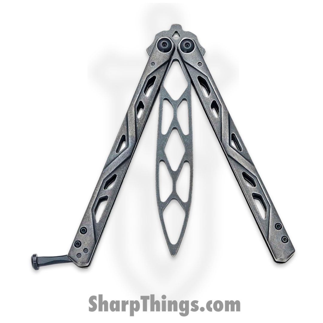 Kershaw - 4950TR - Balanza - Balisong - Stainless Steel BlackWash™ Drop Point - Stainless Steel - BlackWash™ - Image 4