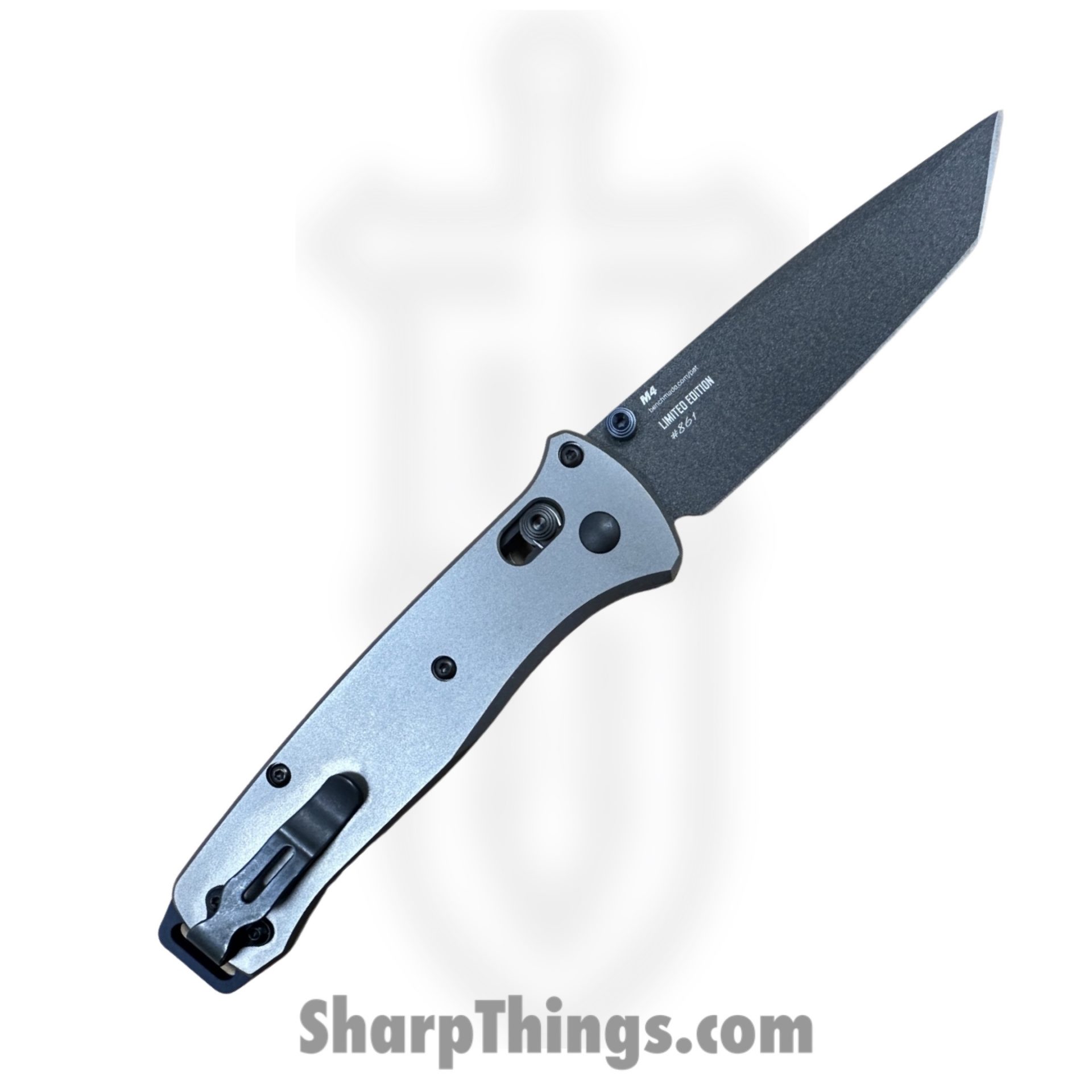 Benchmade - 537BK-2302 - Bailout - Limited Edition - CPM-M4 - Tanto - Titanium - Crater Blue Accents - Image 2