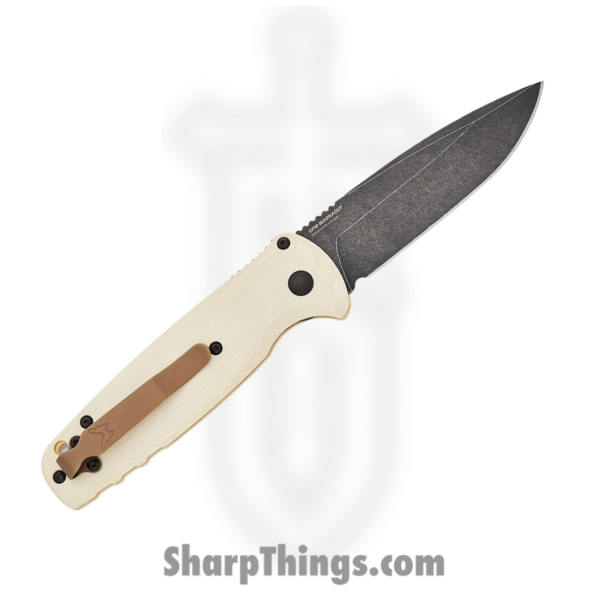 Benchmade - 4300BK-03 - Composite Lite (CLA) - Automatic Knife - CPM Magnacut DLC Drop Point - G10 - Ivory - Image 2