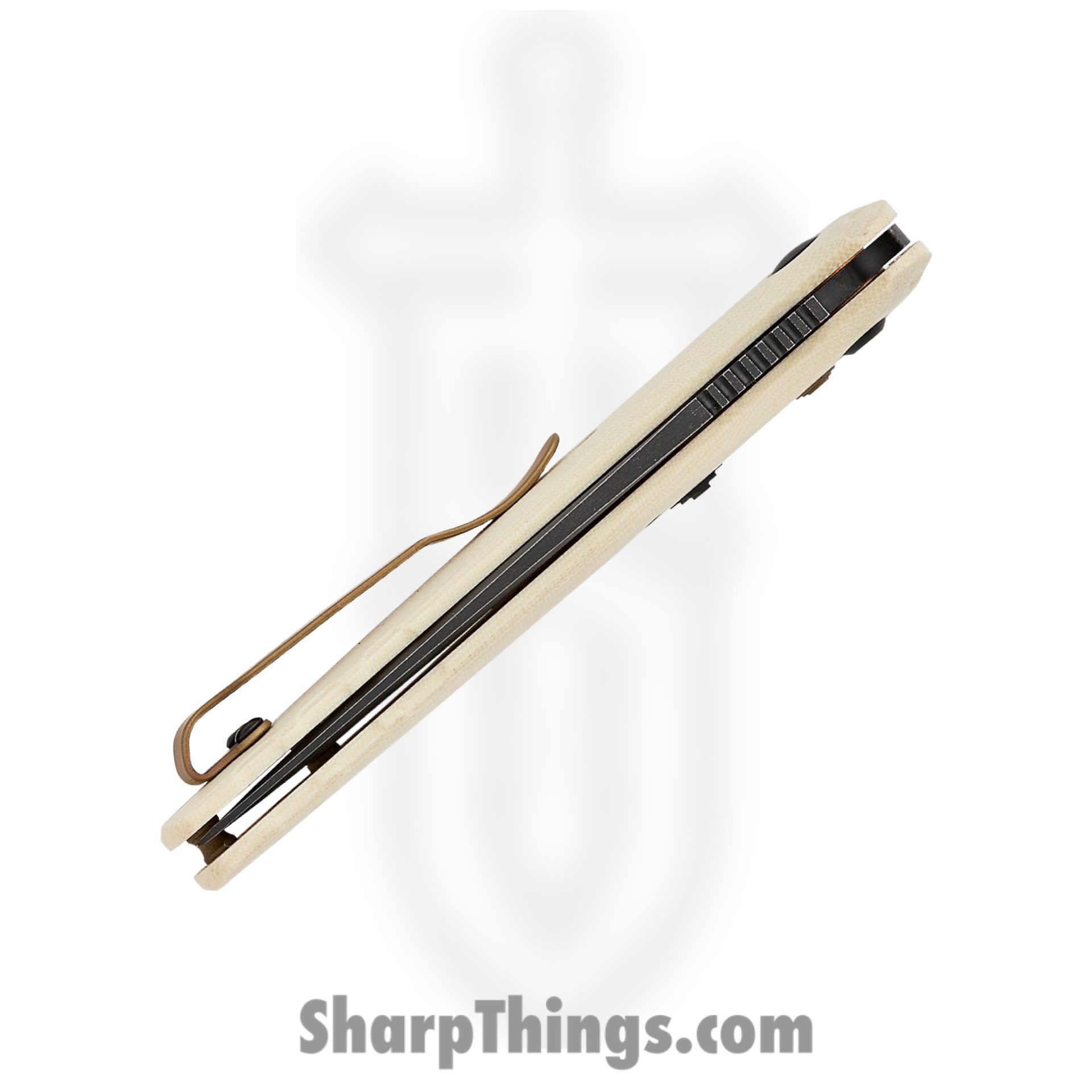 Benchmade - 4300BK-03 - Composite Lite (CLA) - Automatic Knife - CPM Magnacut DLC Drop Point - G10 - Ivory - Image 4