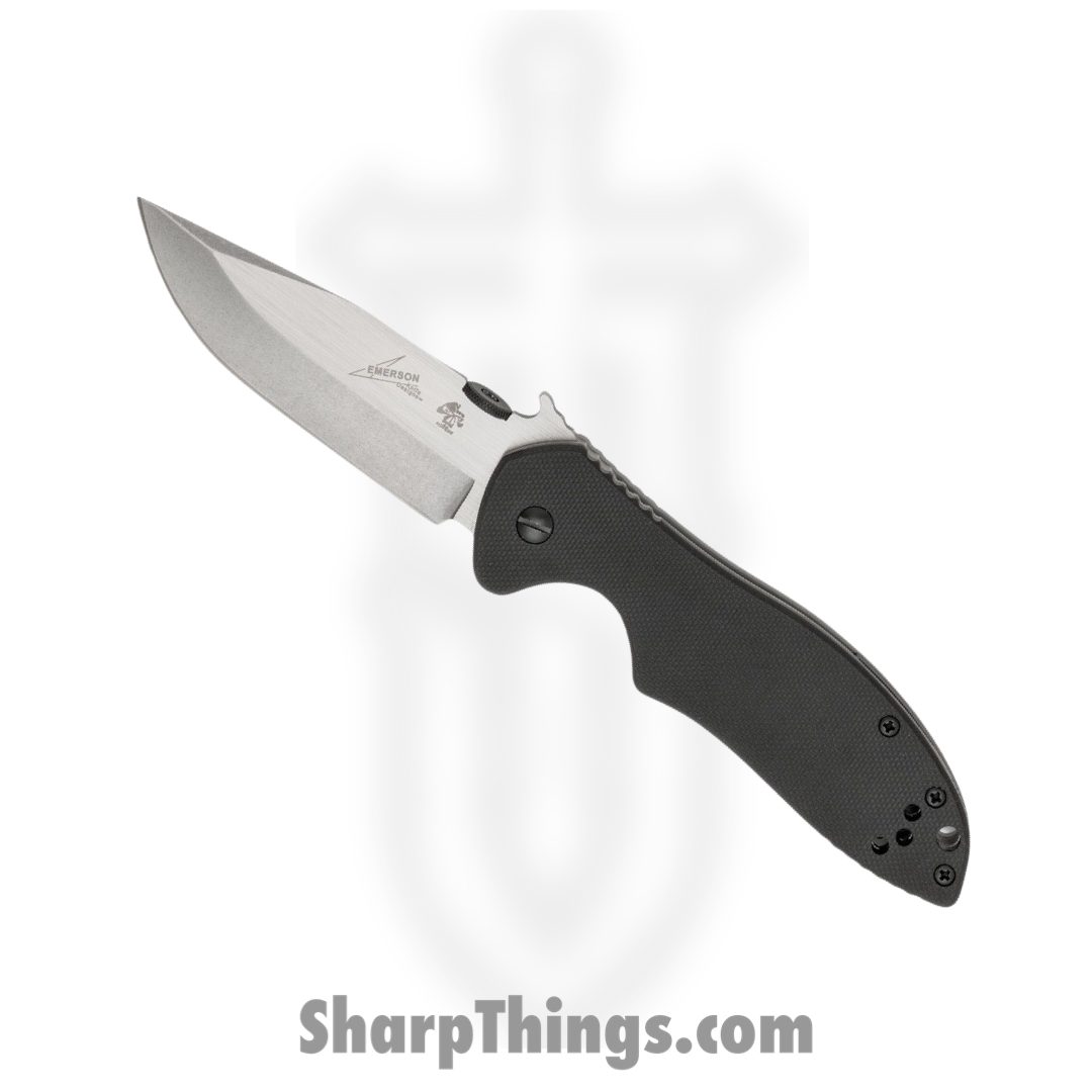 Kershaw - 6034D2 - CQC-6K D2 - Folding Knife - D2 Stonewash Drop Point - G10 410 Stainless Steel - Black