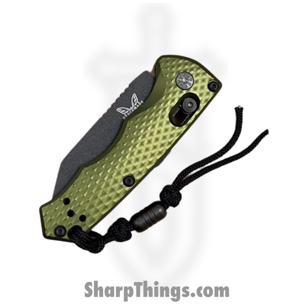 Benchmade - 2900BK-2 - Full Immunity - Automatic Knife - CPM M4 Coated Wharncliffe - 6061 T6 Aluminum - Woodland Green - Image 2