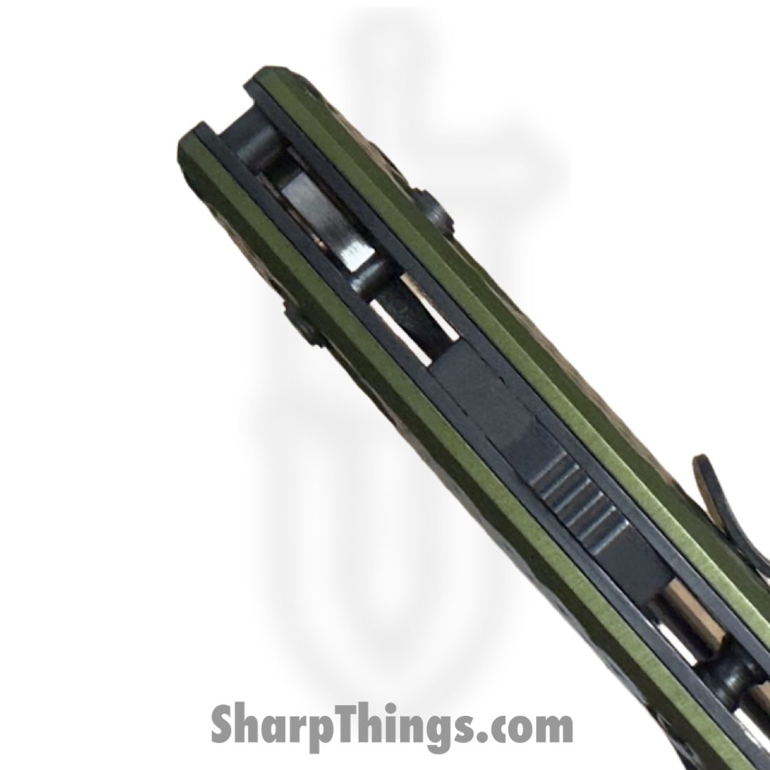 Benchmade - 2900BK-2 - Full Immunity - Automatic Knife - CPM M4 Coated Wharncliffe - 6061 T6 Aluminum - Woodland Green - Image 4