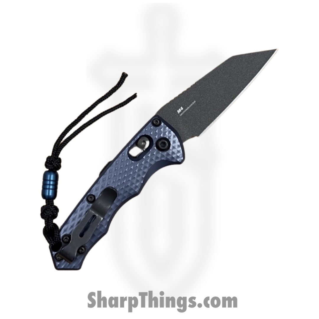 Benchmade - 2900BK - Full Immunity - Automatic Knife - CPM M4 Coated Wharncliffe - 6061 T6 Aluminum - Crater Blue - Image 2