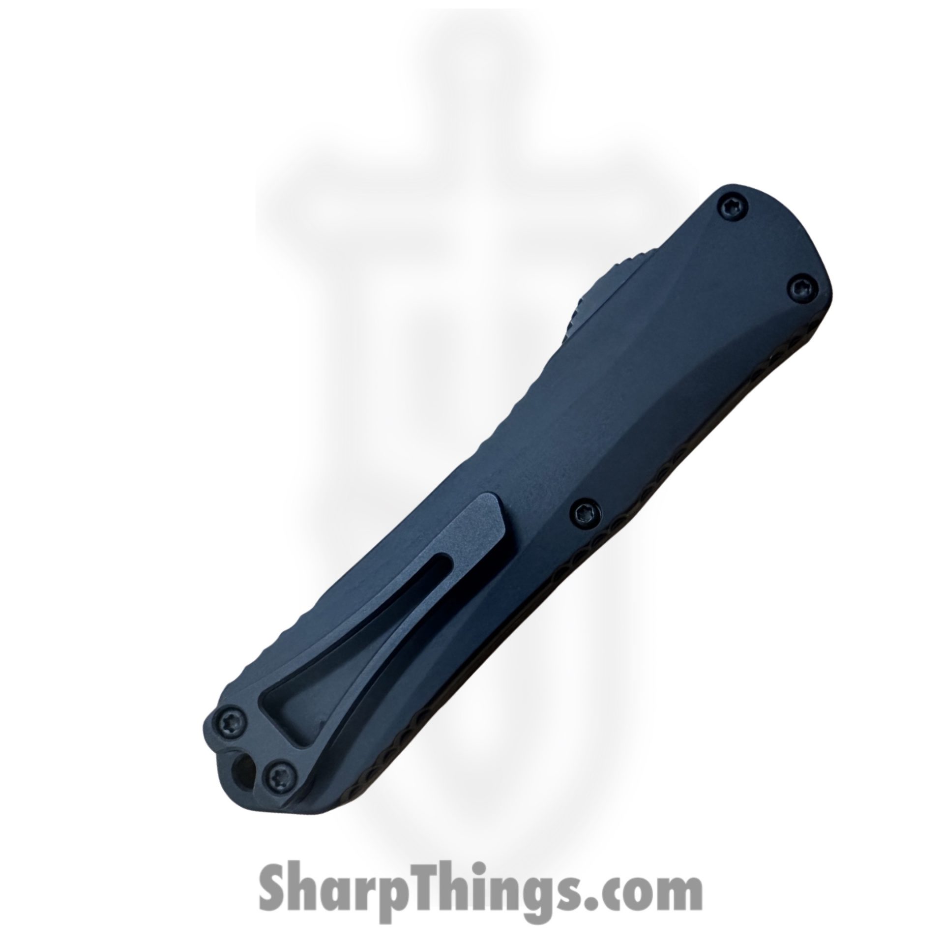 Heretic Knives - H027-6A-T - Manticore E - OTF Auto - Magnacut DLC Tanto - 6061 T6 Aluminum - Black - Image 4