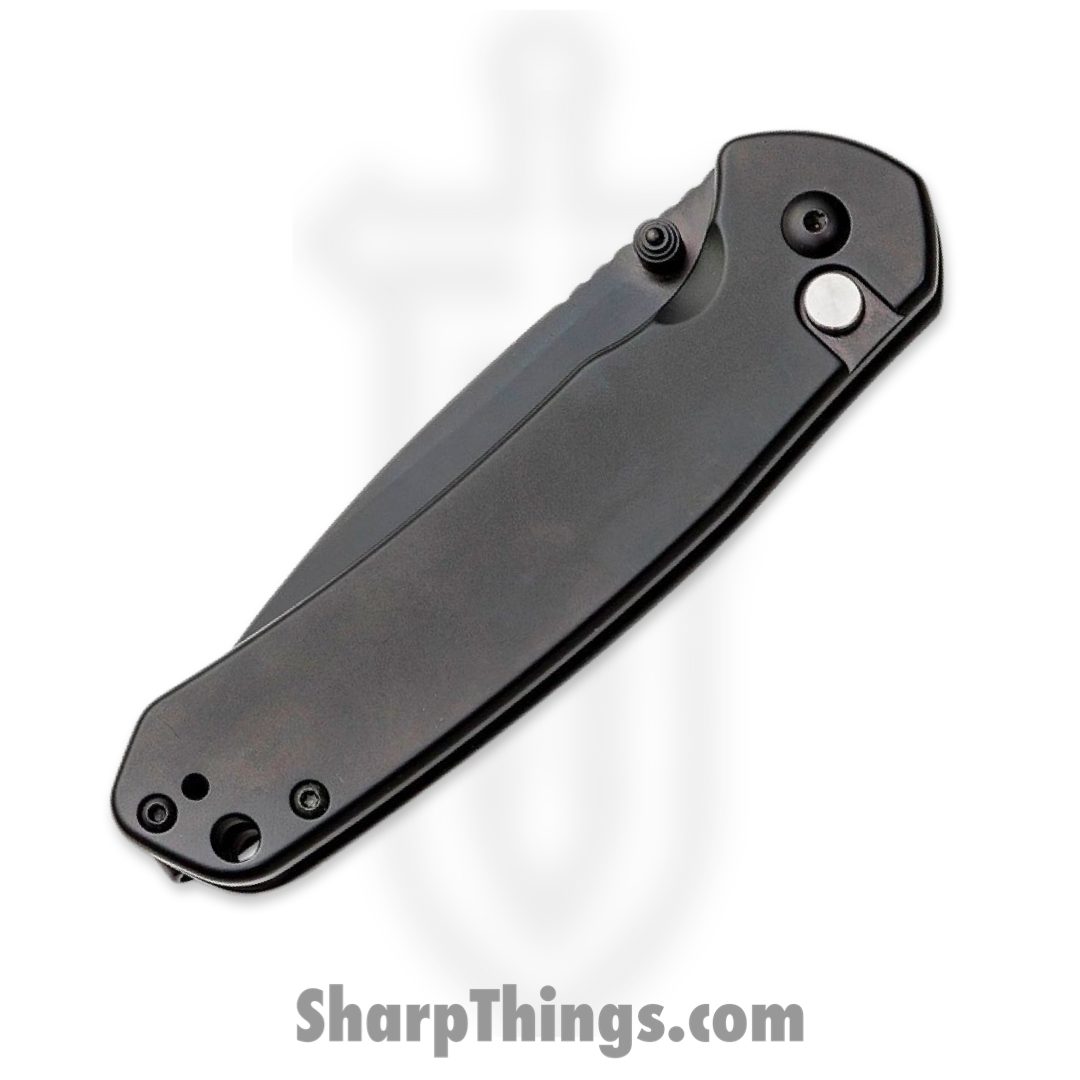 CJRB - J1925BST - Pyrite Button Lock - Folding Knife - AR-RPM9 DLC Drop Point - Stainless Steel - Black - Image 3