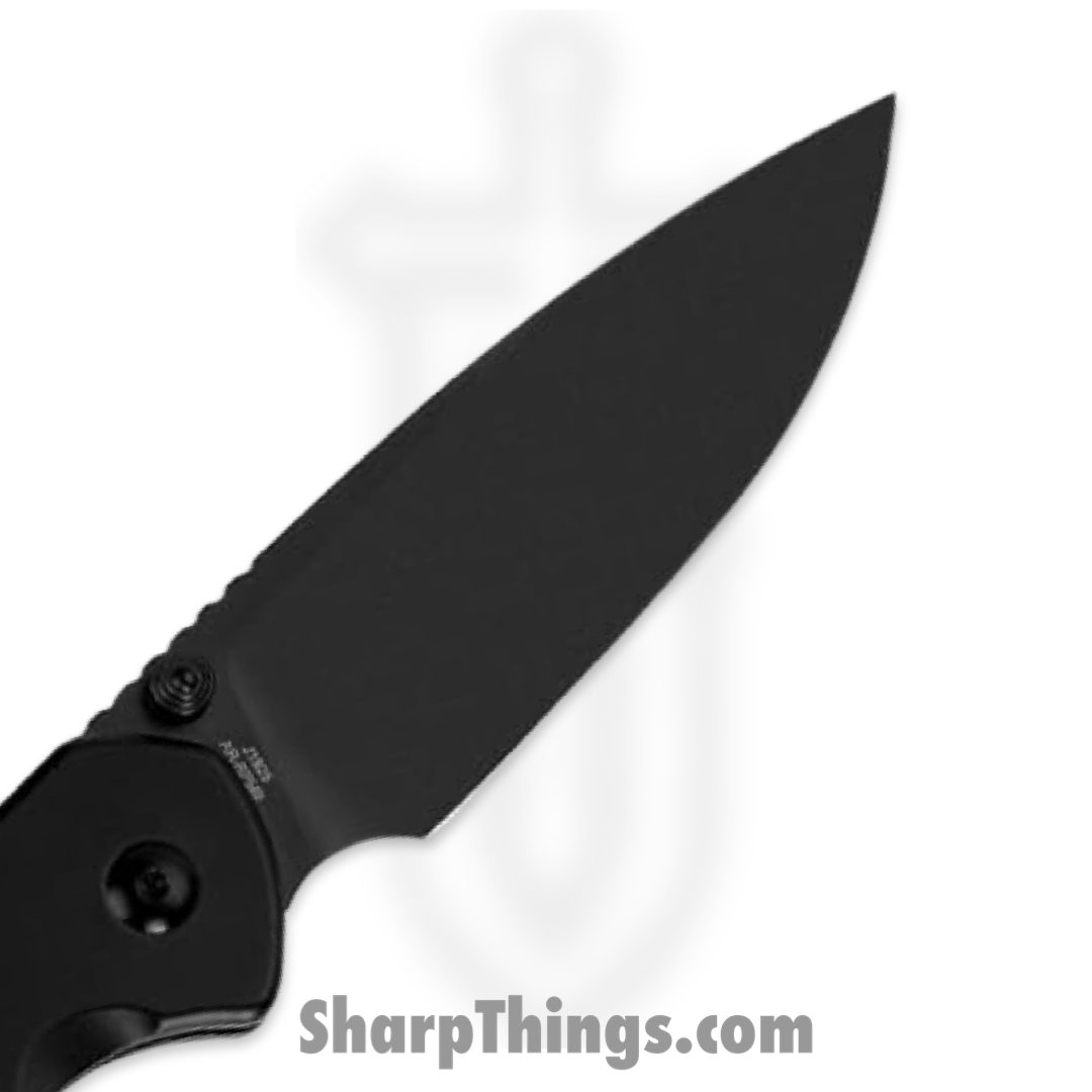 CJRB - J1925BST - Pyrite Button Lock - Folding Knife - AR-RPM9 DLC Drop Point - Stainless Steel - Black - Image 5