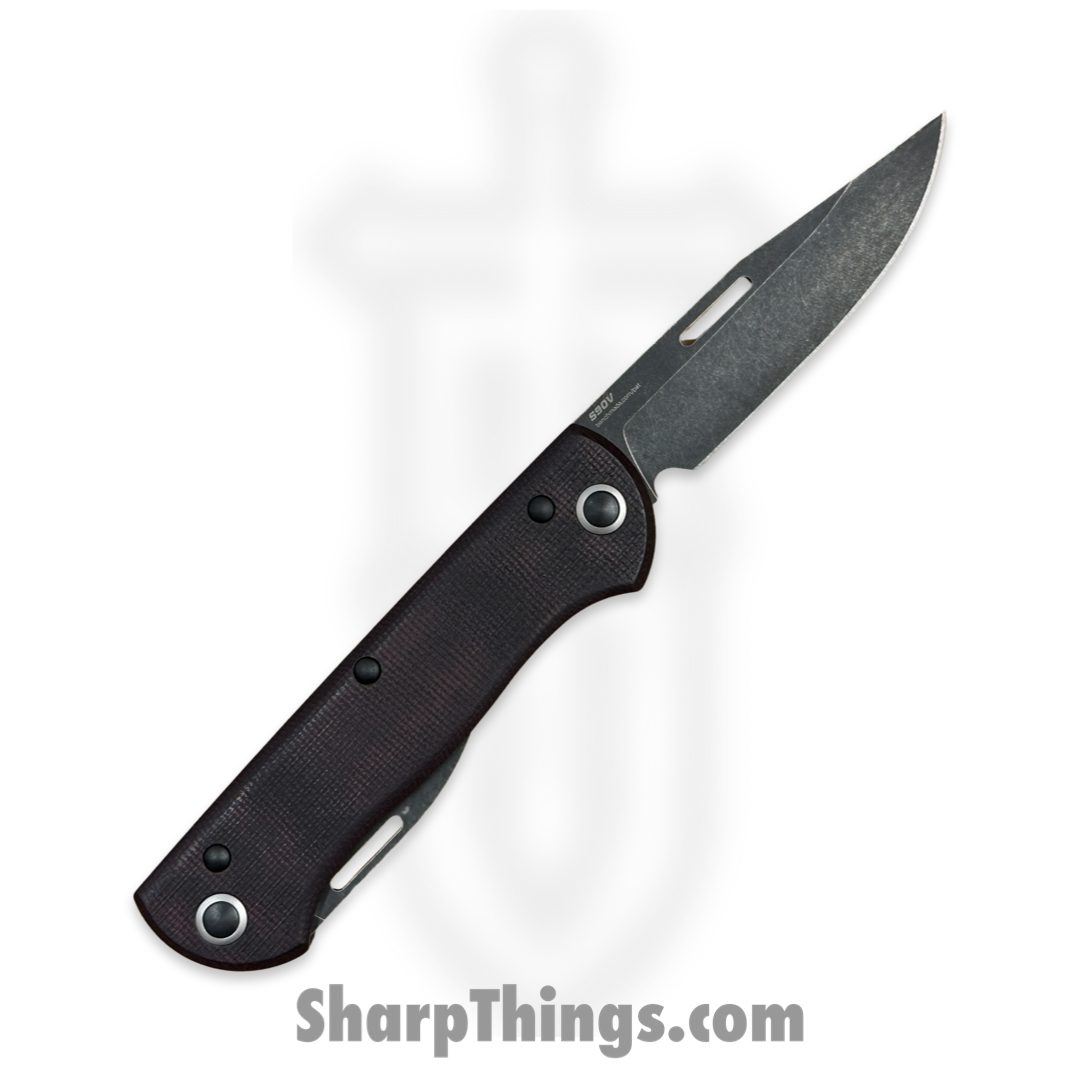 Benchmade - 317BK-02 - Weekender - Folding Knife - CPM-S90V DLC Drop Point - Micarta - Burgundy - Image 3