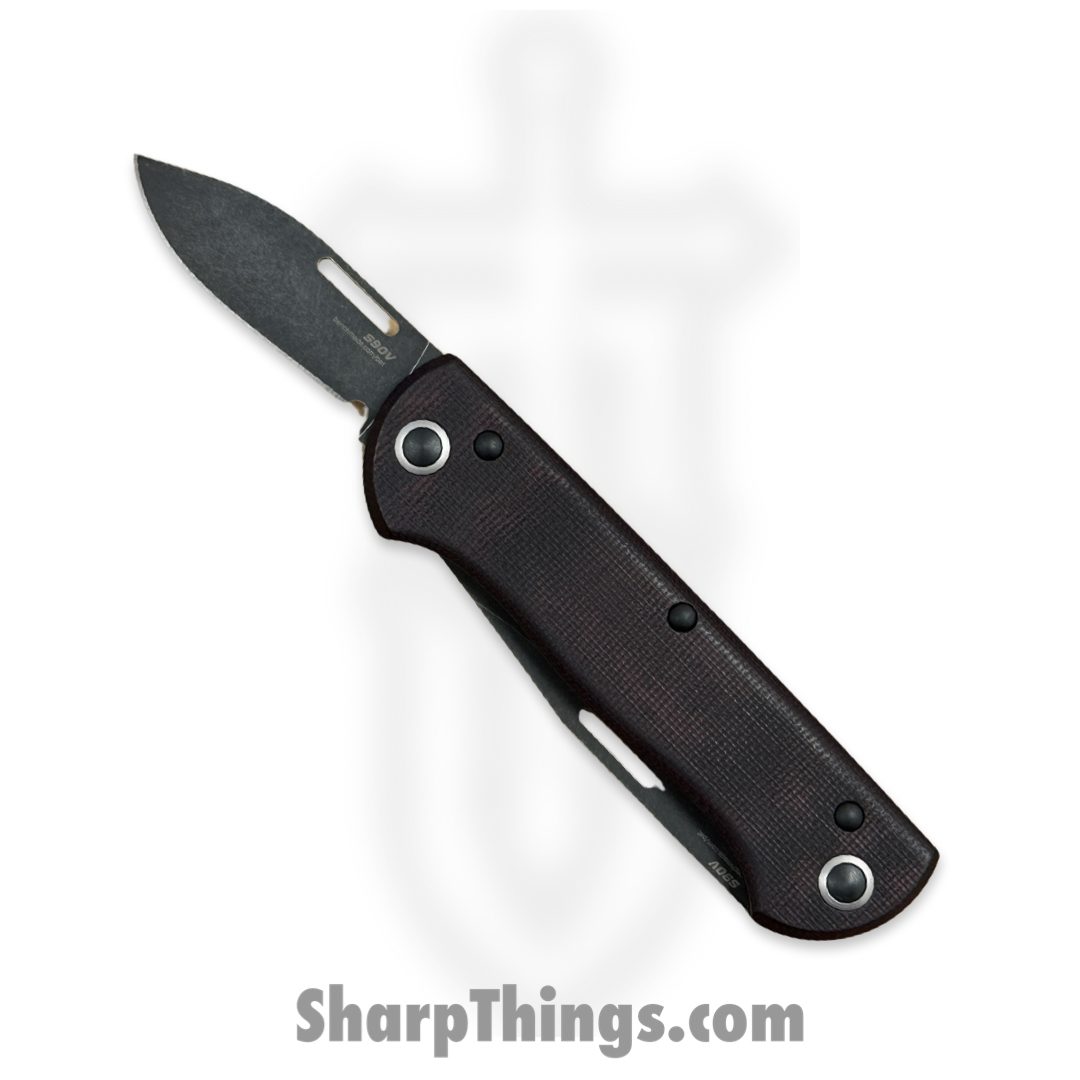 Benchmade - 317BK-02 - Weekender - Folding Knife - CPM-S90V DLC Drop Point - Micarta - Burgundy - Image 6