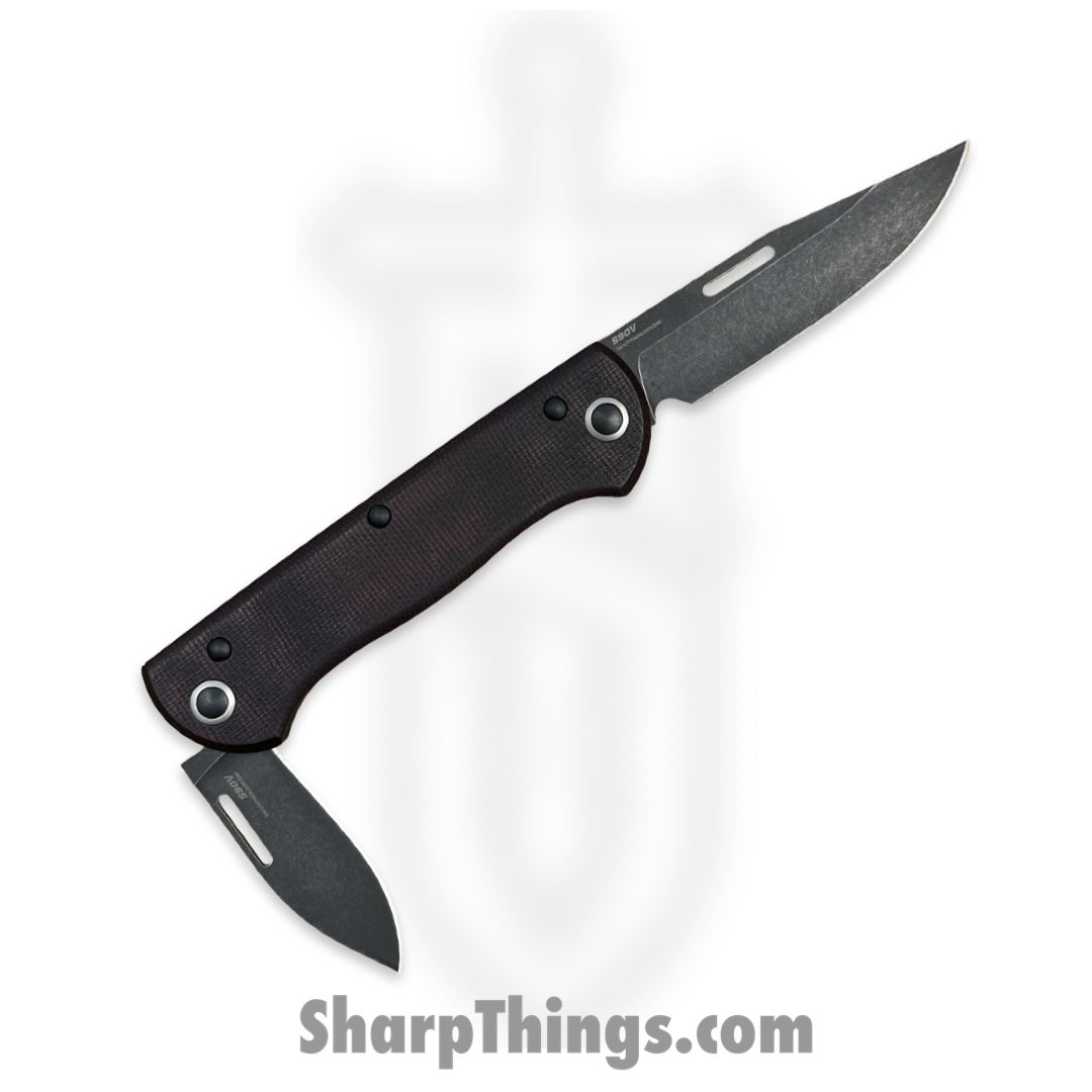 Benchmade - 317BK-02 - Weekender - Folding Knife - CPM-S90V DLC Drop Point - Micarta - Burgundy - Image 9