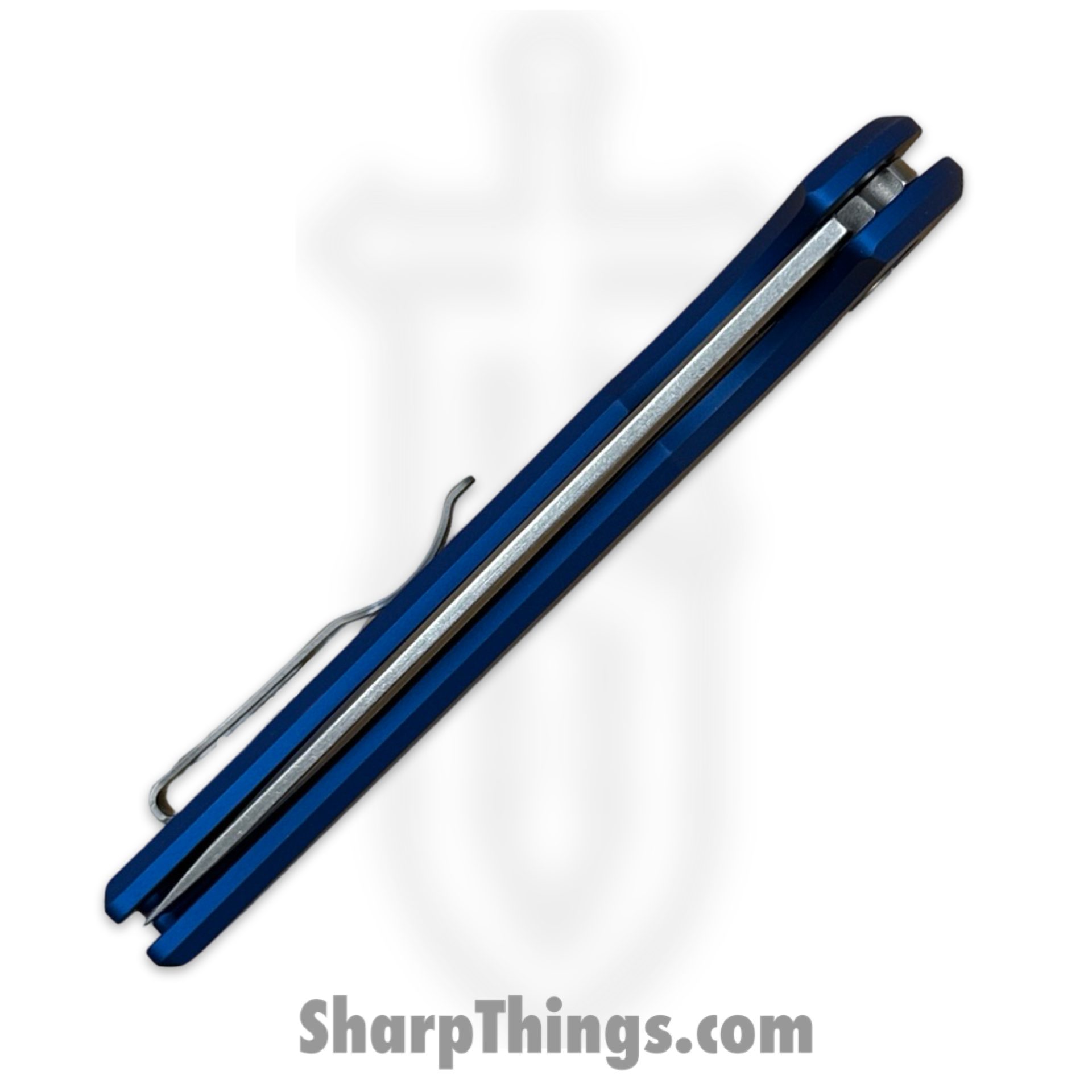 ProTech - MX101-Blue - Mordax - Folding Knife - CPM MagnaCut Stonewash Drop Point - Aluminum - Blue - Image 5